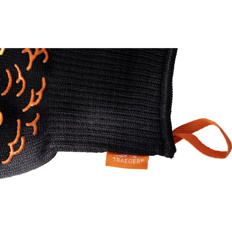 Afbeelding laden in galerijviewer, Traeger bbq mitts handschoen (zwart, hittebestendig tot 275 °c)
