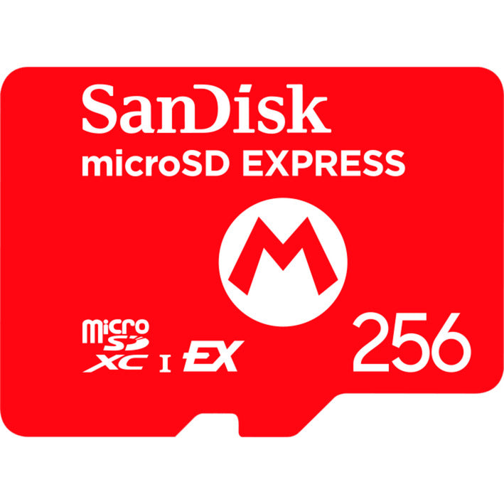 Afbeelding laden in galerijviewer, Sandisk nintendo switch 2 mircosd express card 256 gb geheugenkaart
