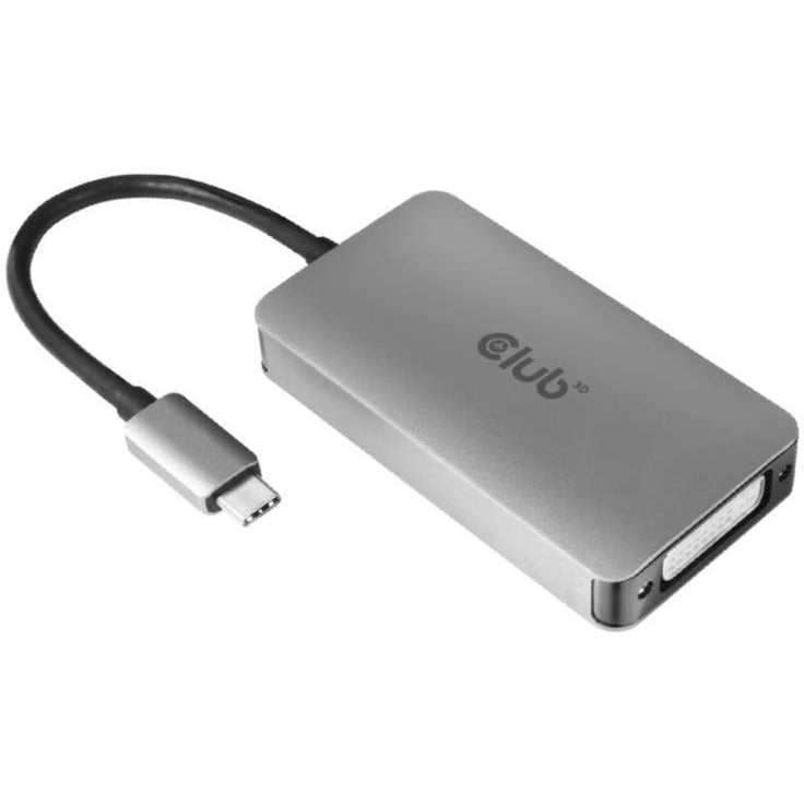 Afbeelding laden in galerijviewer, Club 3d usb 3.2 gen1 type-c naar dvi-d hdcp off version adapter (grijs zwart)
