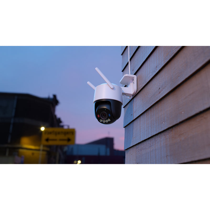 Afbeelding laden in galerijviewer, Imou cruiser sc 4k - beveiligingscamera voor buiten – 4k ultra hd (8mp) – 360° pan tilt – slimme persoonsdetectie tracking – kleur nachtzicht – sirene waarschuwingslicht – wi-fi 6 poe
