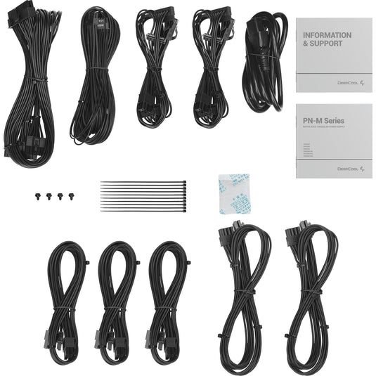Deepcool pn850m modulaire 850 watt voeding (zwart, 3x pcie)