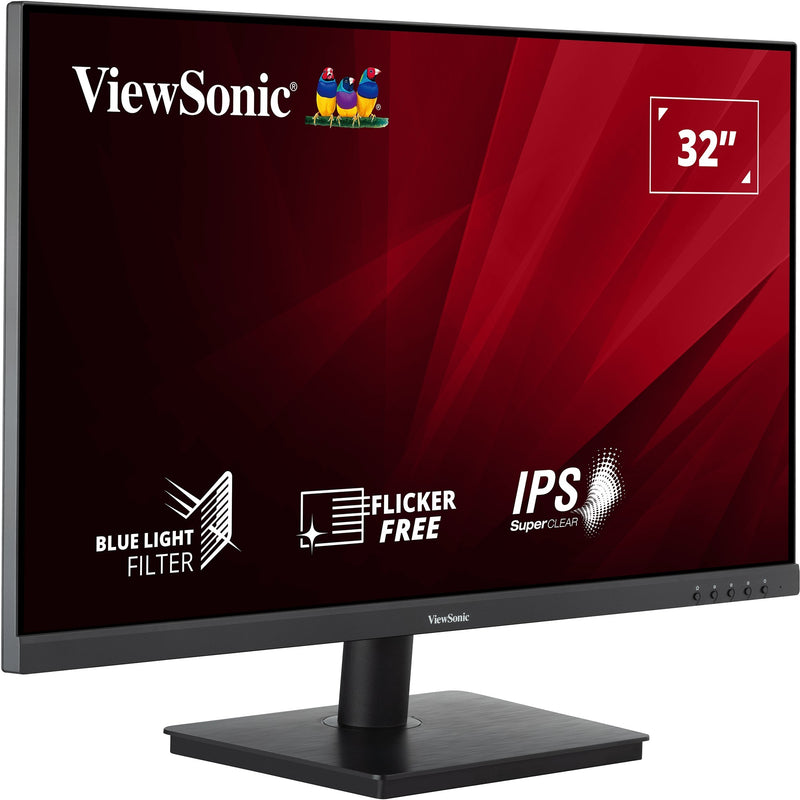 Afbeelding laden in galerijviewer, Viewsonic va3209-2k-mhd 31.5 monitor (zwart, 2x hdmi, 1x displayport, sound)
