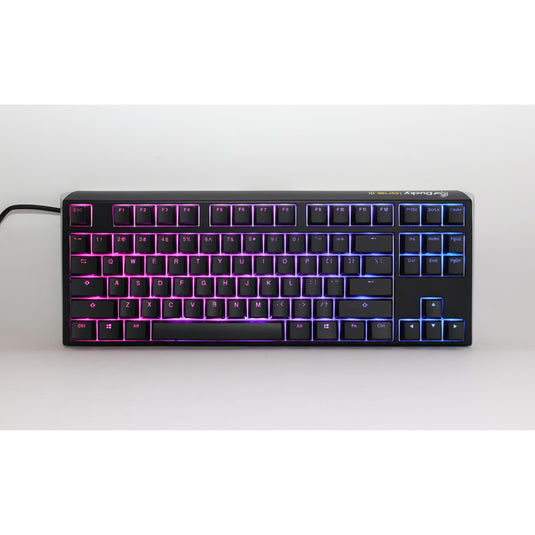 Ducky one 3 classic tkl rgb mechanisch toetsenbord (zwart, us lay-out (qwerty), cherry mx speed silver, 80% (tkl), rgb leds, double-shot pbt, hot-swappable, quack mechanics)