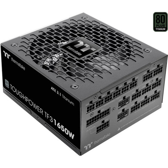 Thermaltake toughpower tf3 modulaire 1650 watt voeding (zwart, 2x 12v-2x6, 9x pcie)