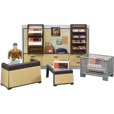 Bruder bworld ups parcel shop speelfiguur (62250)