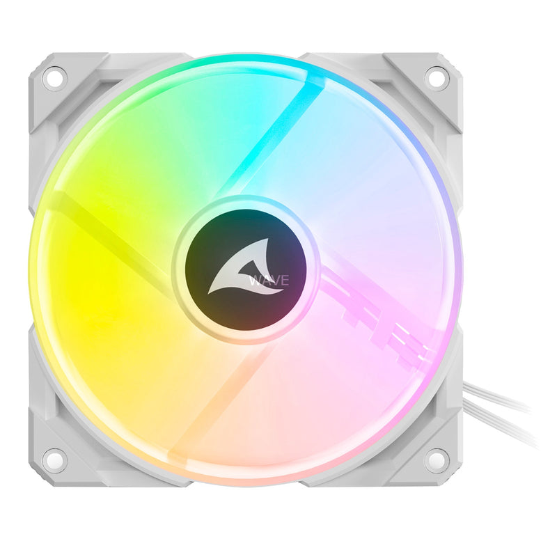 Afbeelding laden in galerijviewer, Sharkoon rebel f50 pwm rgb case fan (wit, 120 x 120 x 25 mm)
