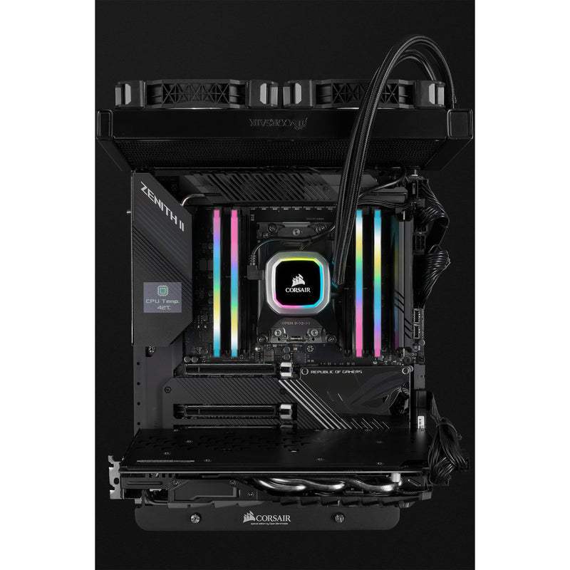 Afbeelding laden in galerijviewer, Corsair vengeance rgb pro sl 16 gb ddr4-3200 (2x 8 gb) werkgeheugen (zwart, cmh16gx4m2e3200c16, xmp 2.0)
