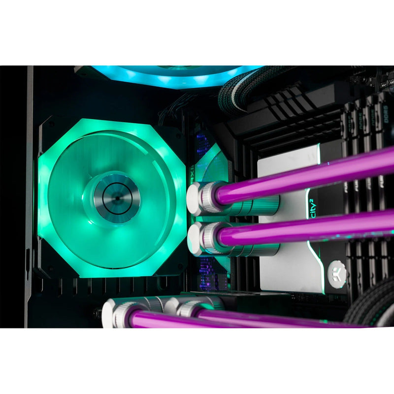 Afbeelding laden in galerijviewer, Ekwb ek-quantum impulse 120 d-rgb case fan (wit, 120 x 120 x 29 mm, pwm, rgb led)
