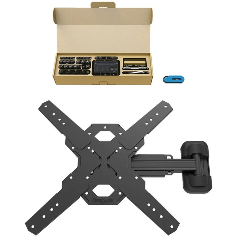Afbeelding laden in galerijviewer, Neomounts wl40s-840bl14 select tv wandsteun standaard (zwart)
