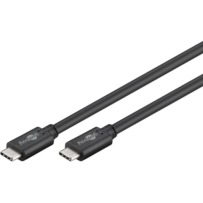 Afbeelding laden in galerijviewer, Goobay sync charge super speed usb-c kabel (zwart, 2 meter)
