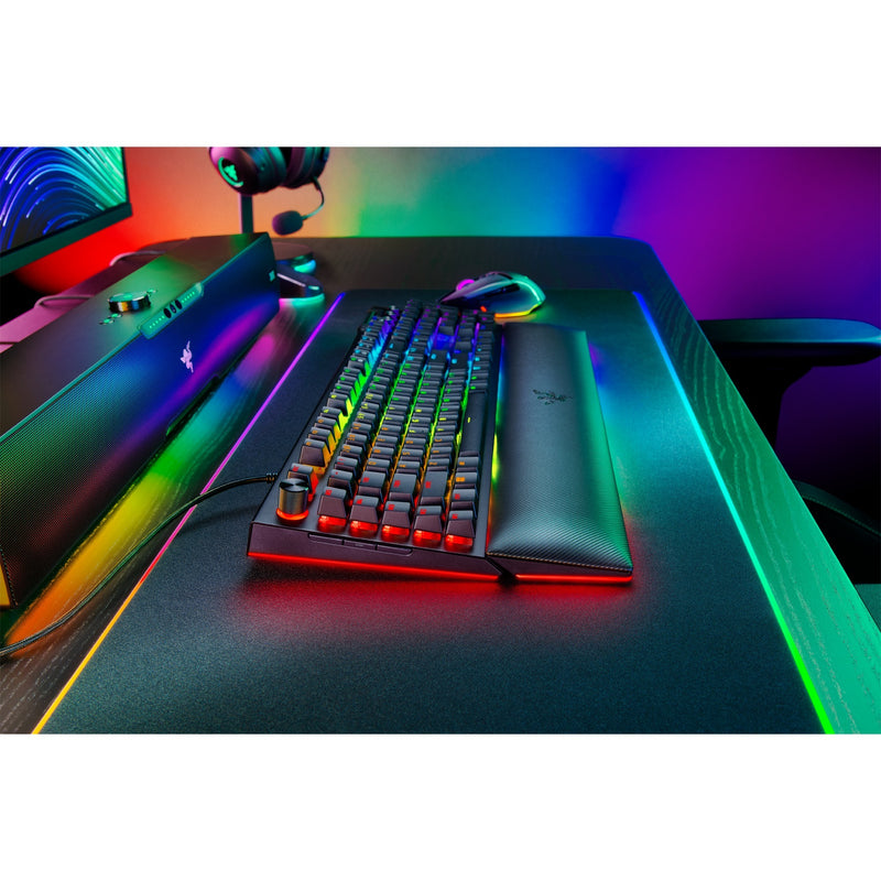 Afbeelding laden in galerijviewer, Razer blackwidow v4 pro, gaming toetsenbord (zwart, us lay-out, green, rgb leds, doubleshot abs)
