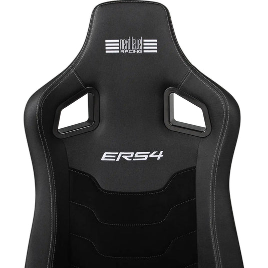 Next level racing ers4 elite reclining seat - pu leder suède edition gamestoel (zwart)