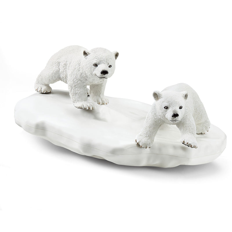 Afbeelding laden in galerijviewer, Schleich wild life - ijsberen glijfeestje speelfiguur
