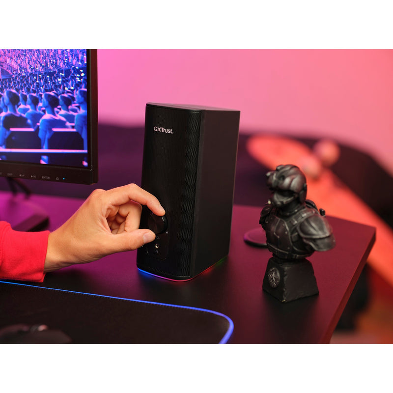 Afbeelding laden in galerijviewer, Trust gxt 612 cetic pc-luidspreker (zwart, bluetooth, rgb)
