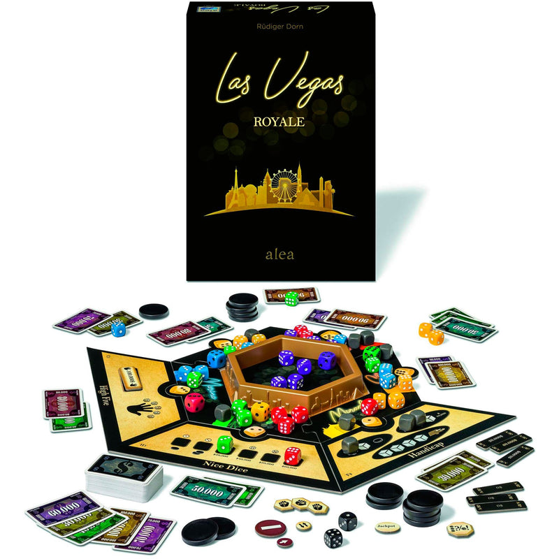 Afbeelding laden in galerijviewer, Ravensburger las vegas royale dobbelspel (engels, 2 - 5 spelers, 45 - 60 minuten, vanaf 8 jaar)
