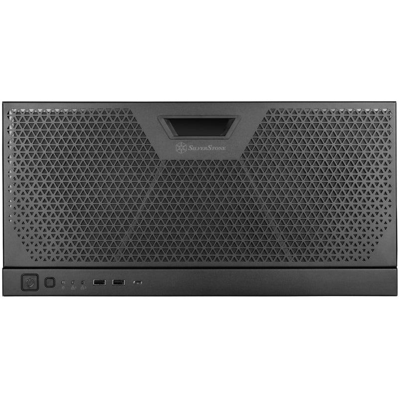 Afbeelding laden in galerijviewer, Silverstone rm51 rack behuizing (zwart | 5u | 2x usb-a | 1x usb-c)

