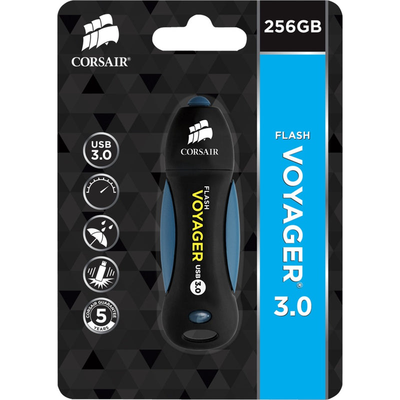 Afbeelding laden in galerijviewer, Corsair flash voyager usb 3.0 256 gb usb-stick (zwart blauw, cmfvy3a-256gb)
