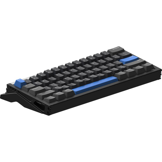 Iqunix ez60 magnetic switch gaming he keyboard (zwart, us lay-out (qwerty), gateron star trail, 60%, rgb, double shot pbt keycaps)