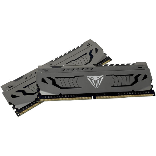 Patriot 16 gb ddr4-3200 kit werkgeheugen (grijs, pvs416g320c6k, viper steel, xmp)