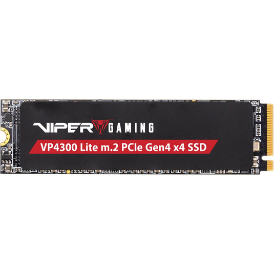 Patriot vp4300 lite 4 tb ssd (zwart, pcie 4.0 x4, nvme 2.0, m.2 2280)