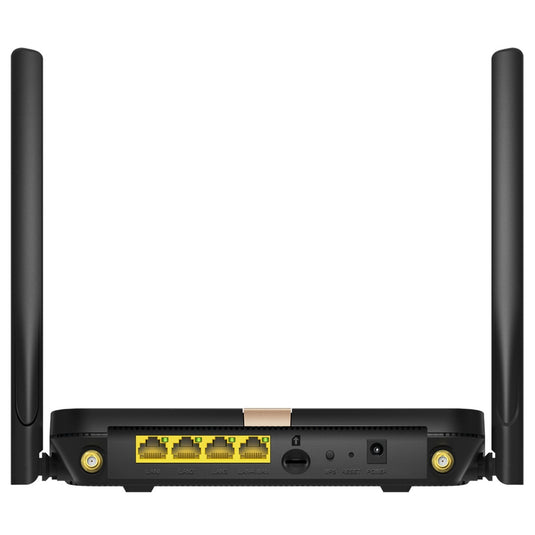 Cudy ac1200 wi-fi mesh 4g lte cat4 mesh router (zwart, mesh, app, nano sim-slot)