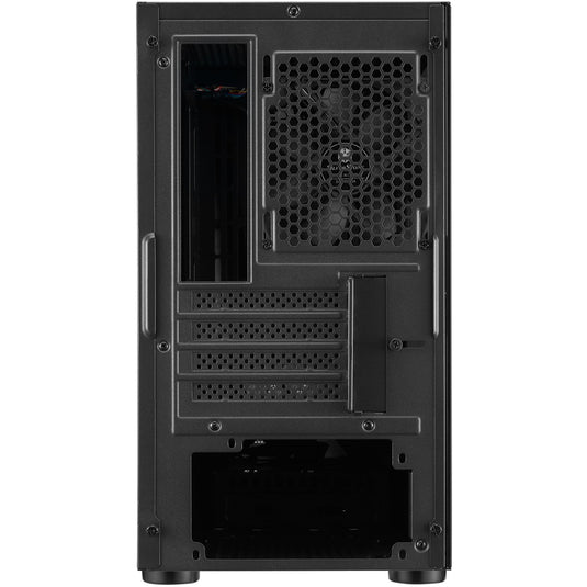 Silverstone sst-fav1mb-pro midi tower behuizing (zwart | 4x usb-a | rgb | window)