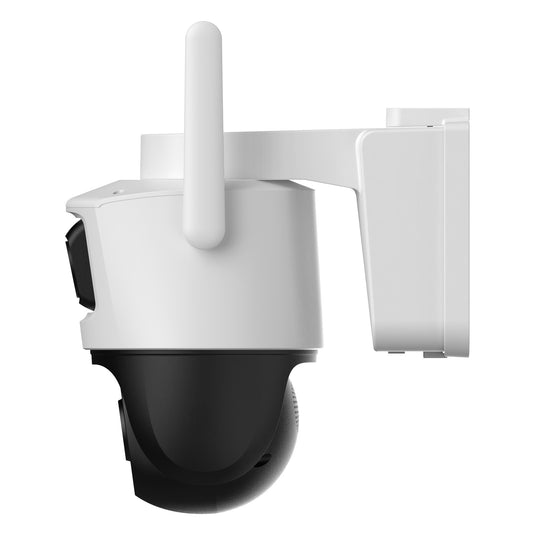 Imou aov dual lens 5mp+5mp buitencamera (wit, 3k, 4g lte, wifi 6, solar panel)