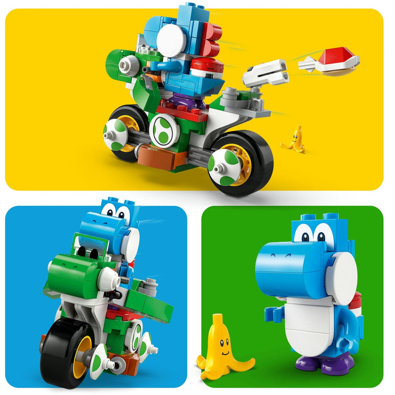 Afbeelding laden in galerijviewer, Lego super mario - mario kart - yoshi-crosser constructiespeelgoed (72031)
