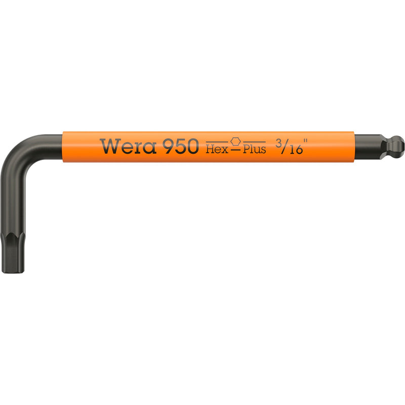 Afbeelding laden in galerijviewer, Wera 950 9 hex-plus multicolour imperial 3 stiftsleutelset, blacklaser (zwart, 9‑delig)
