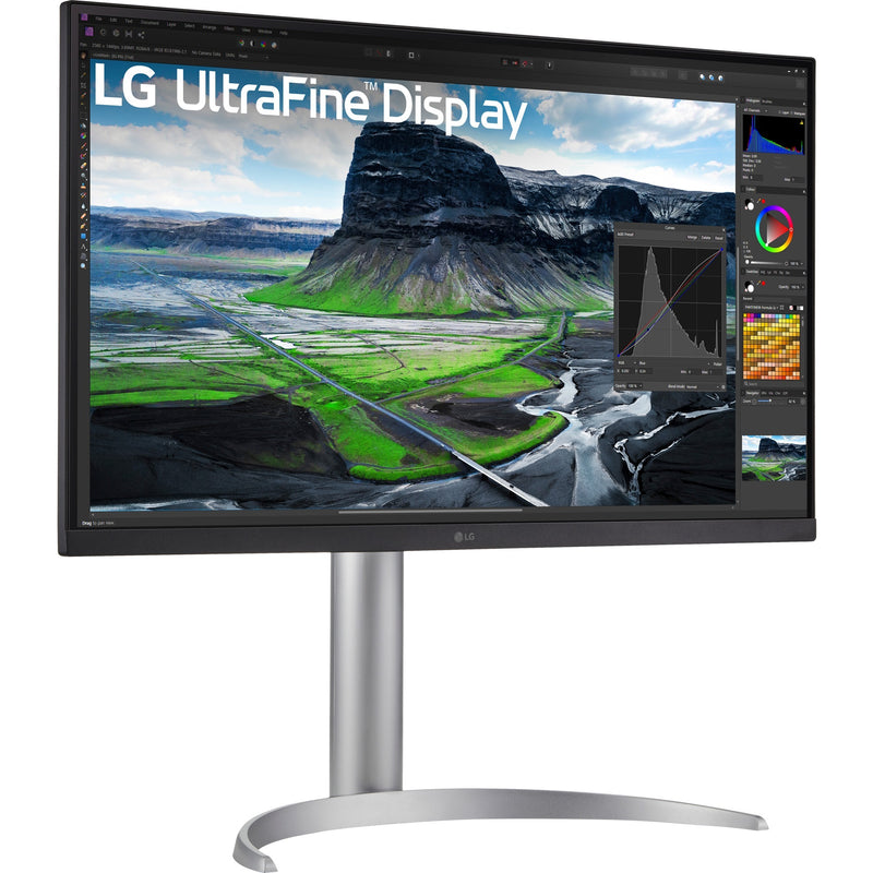 Afbeelding laden in galerijviewer, Lg ultrafine 27uq850v-w 27 4k uhd monitor (wit zilver, 2x hdmi, displayport, 2x usb-a, usb-b, usb-c)
