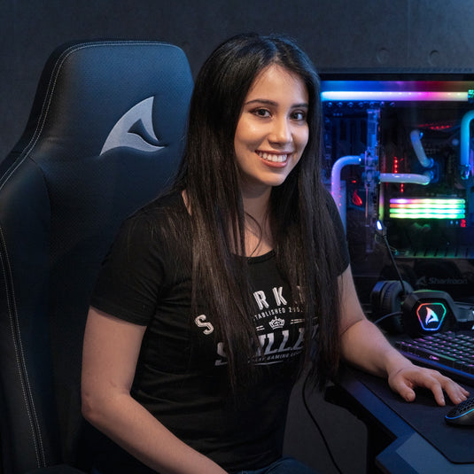 Sharkoon skiller sgs40 pu leather gamestoel (zwart)