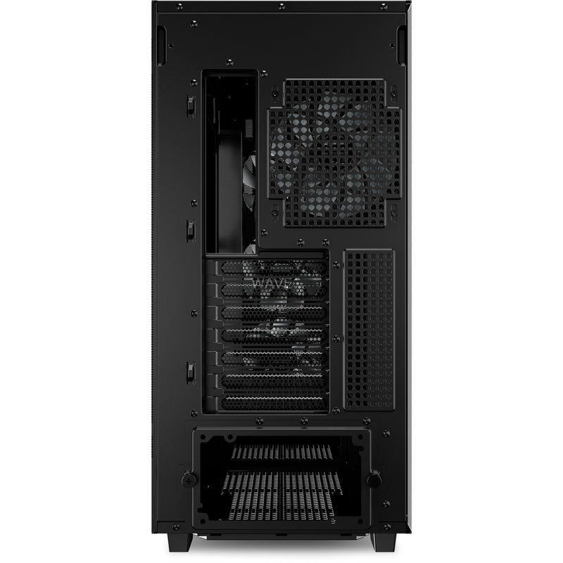 Afbeelding laden in galerijviewer, Sharkoon rebel c70g rgb midi tower behuizing (zwart houtkleur | 2x usb-a | 1x usb-c | rgb | tempered glass)
