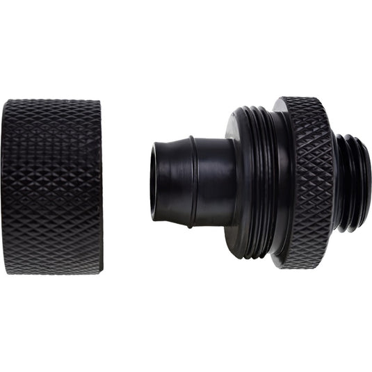 Alphacool eiszapfen 16 10mm compression fitting verbinding (zwart)