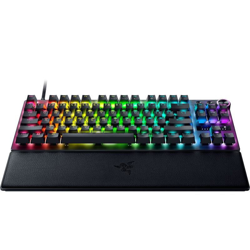 Afbeelding laden in galerijviewer, Razer huntsman v3 pro tkl rgb mechanisch gaming toetsenbord (zwart, us lay-out (qwerty), analog optical gen 2, 80% (tkl), double-shot pbt)
