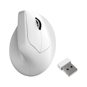 Keychron m5 wireless ergonomic mouse (wit, 100 tot 30.000 dpi, 8000hz, 2,4 ghz bluetooth usb)