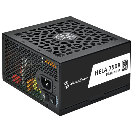 Silverstone hela 750r platinum modulaire 750 watt voeding (zwart, 4x pcie)