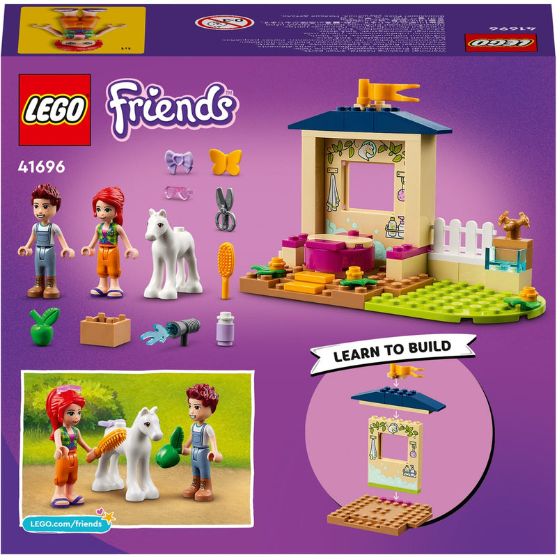 Afbeelding laden in galerijviewer, Lego friends - ponywasstal constructiespeelgoed (41696)
