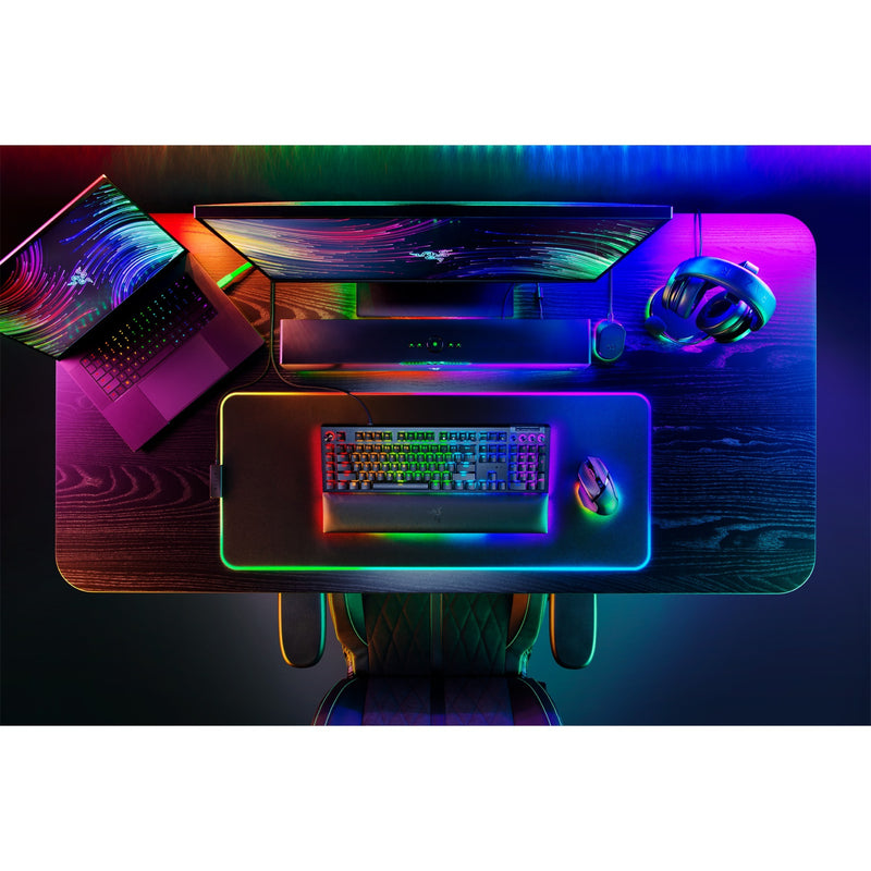 Afbeelding laden in galerijviewer, Razer blackwidow v4 pro, gaming toetsenbord (zwart, us lay-out, green, rgb leds, doubleshot abs)
