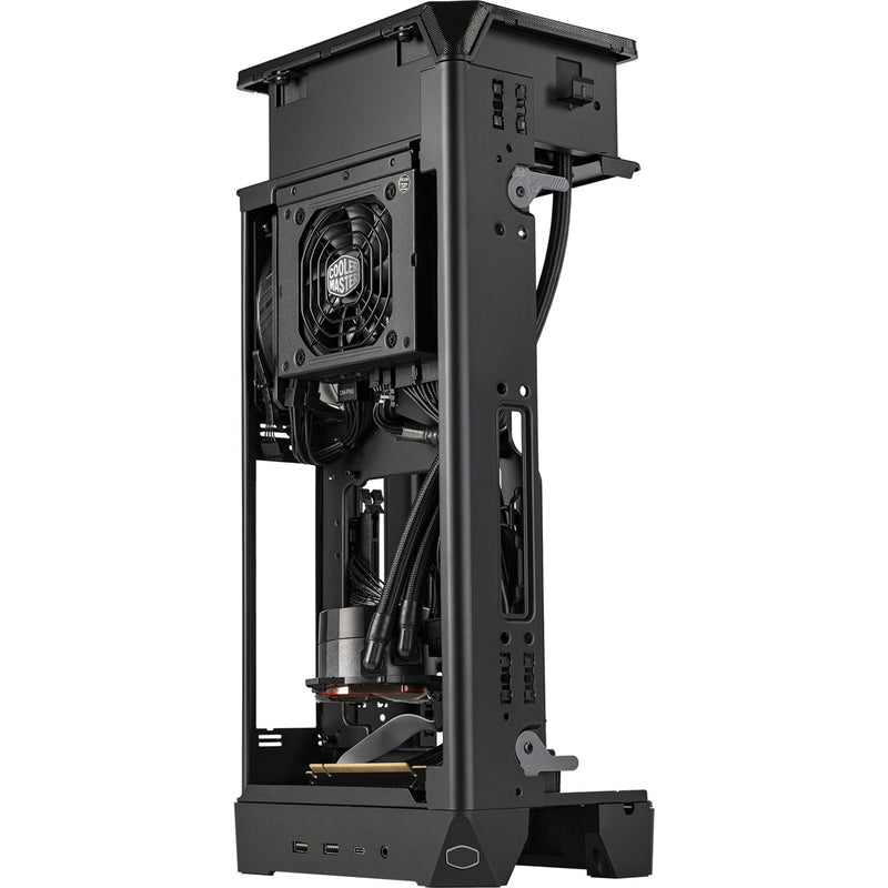 Afbeelding laden in galerijviewer, Cooler master ncore 100 max mini tower behuizing (donkergrijs | 2x usb-a | 1x usb-c)
