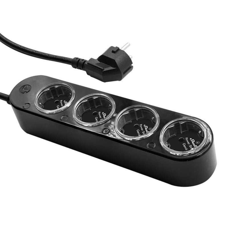 Afbeelding laden in galerijviewer, Shelly power strip gen4 stekkerdoos (zwart, wifi, bluetooth, zigbee)

