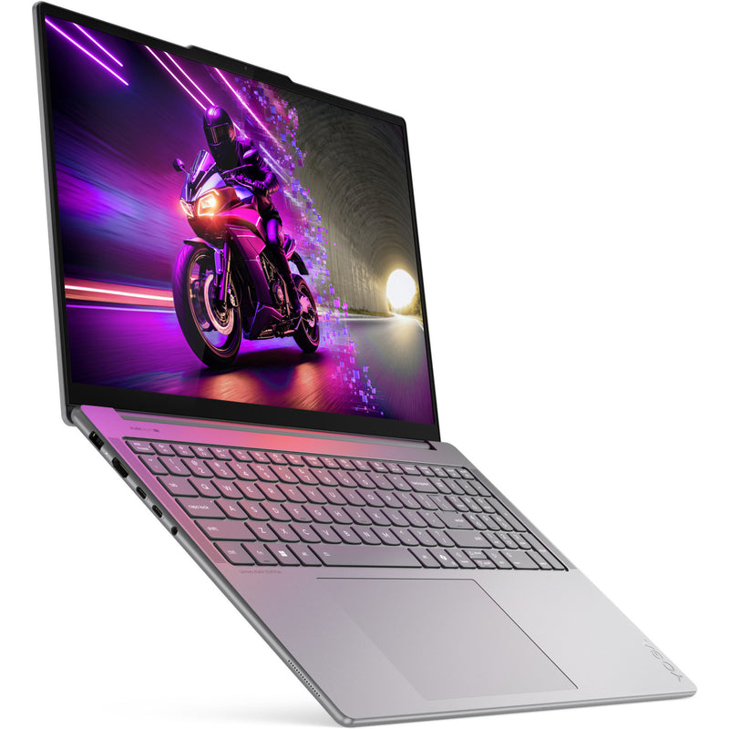 Afbeelding laden in galerijviewer, Lenovo yoga pro 9 16iah10 (83l00078mh) aura edition 16 laptop (grijs | core ultra 7 255h | rtx 5060 | 32 gb | 1 tb ssd)
