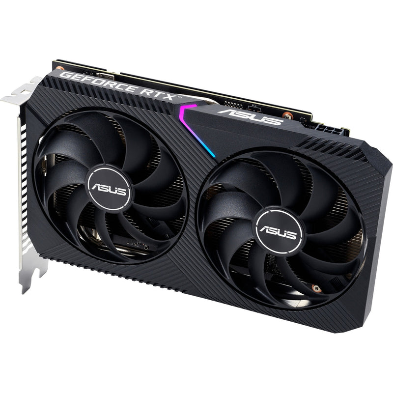 Afbeelding laden in galerijviewer, Asus geforce rtx 3050 dual v2 8gb gddr6 grafische kaart (lite hash rate, 1x displayport, 1x hdmi 2.1, dvi-d)
