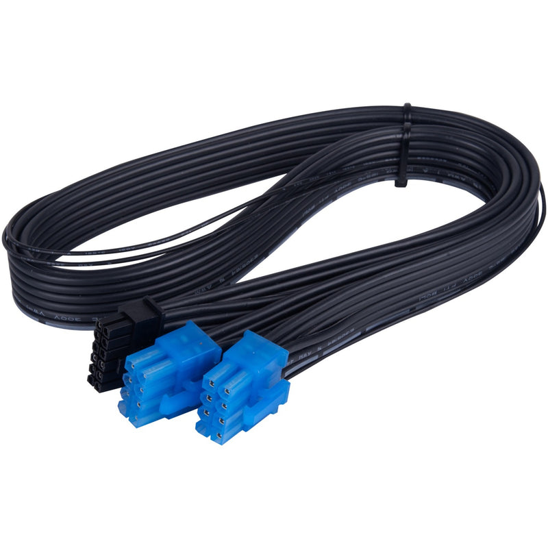 Afbeelding laden in galerijviewer, Silverstone 12vhpwr pcie adapter kabel sst-pp14-pcie (zwart, 0,55 meter)

