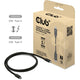 Club 3d gecertificeerde thunderbolt 5 kabel (zwart, 1 meter, 240 w)
