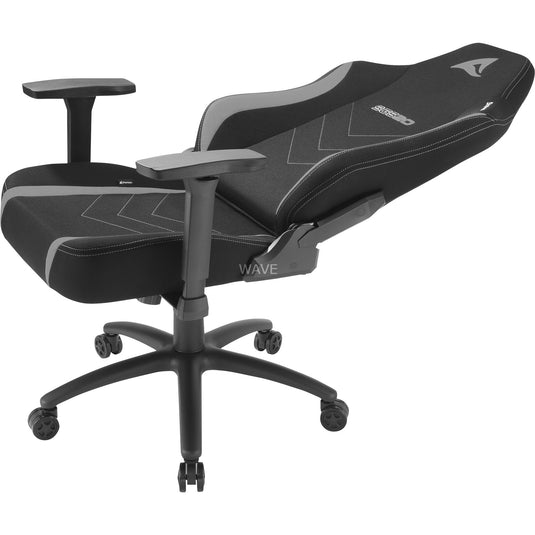 Sharkoon skiller sgs20 fabric gamestoel (zwart grijs)