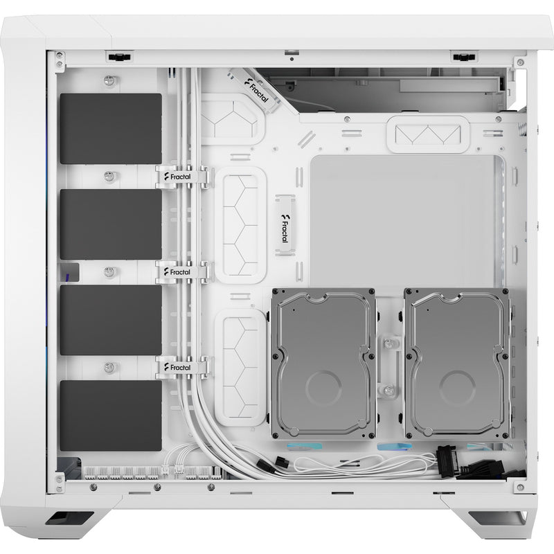 Afbeelding laden in galerijviewer, Fractal design torrent white rgb tg clear tint midi tower behuizing (wit | 2x usb-a | 1x usb-c | rgb | window)
