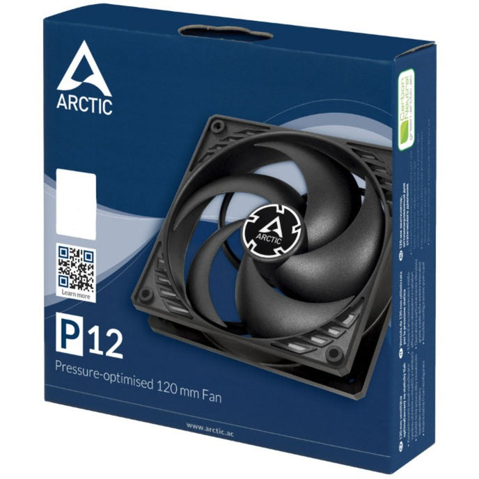 Afbeelding laden in galerijviewer, Arctic p12 case fan (zwart, 120 x 120 x 25 mm)
