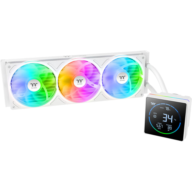 Afbeelding laden in galerijviewer, Thermaltake th360-s v3 argb sync aio liquid cooler - snow edition waterkoeling (wit)
