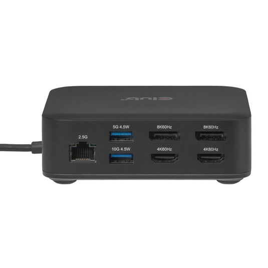 Club 3d 12-1 usb-c® quad displaylink dockingstation (zwart)