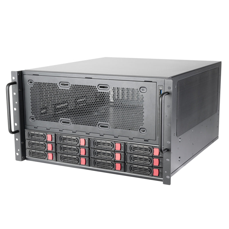 Afbeelding laden in galerijviewer, Silverstone rm61-312, rack, serverbehuizing (zwart | 6u)
